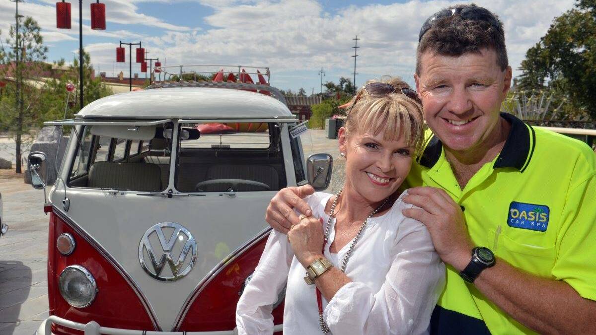 Sharon and Andrew Brose with their 1966 VW Kombi (vehicle originally from California). Picture: BRENDAN McCARTHY