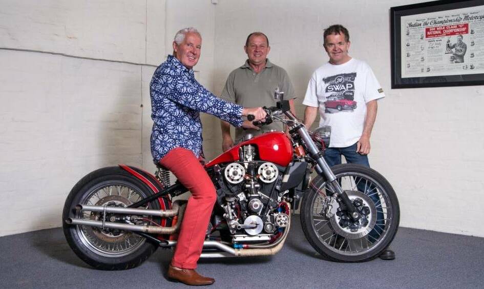 Keith Sutherland, Neville Briggs and Ricky Christensen for a previous ShovelFest event. Picture: SUPPLIED