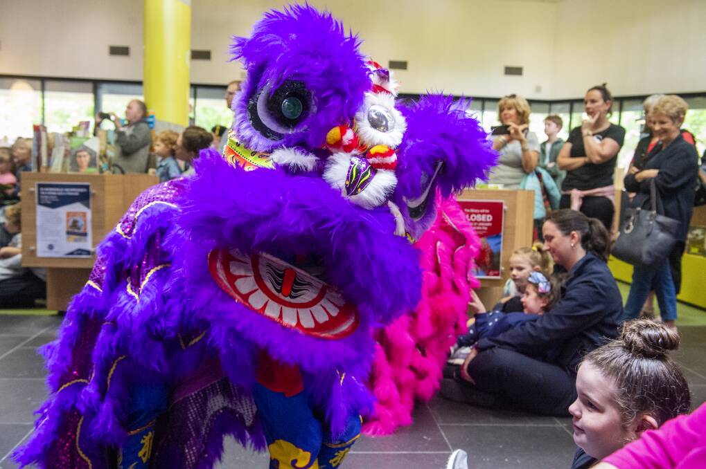 CELEBRATE: Central Victorian Lion and Dragon Teams perform Traditional Chinese New Year's welcome in 2020. Picture: DARREN HOWE