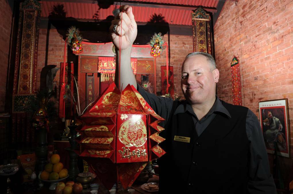 LIGHTS: Tour guide Mikelle Dingwall will be celebrating Chinese New Year. Picture: NONI HYETT