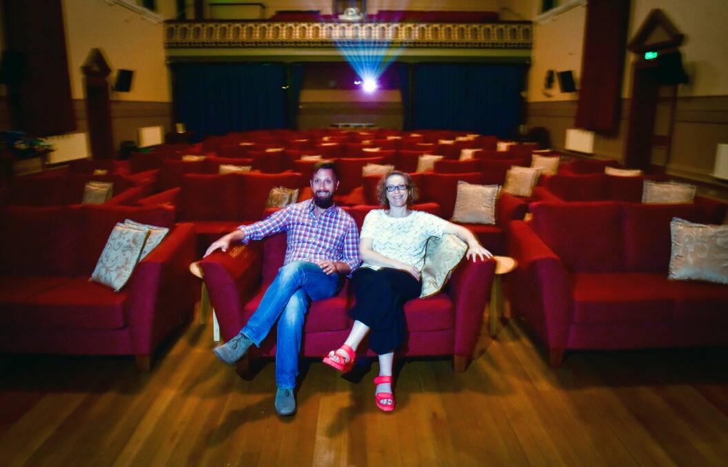 FILM FESTIVAL READY: Martin Myles and Hannah Morton at the Star Cinema. Picture: BRENDAN McCARTHY (note, image taken 2020). 