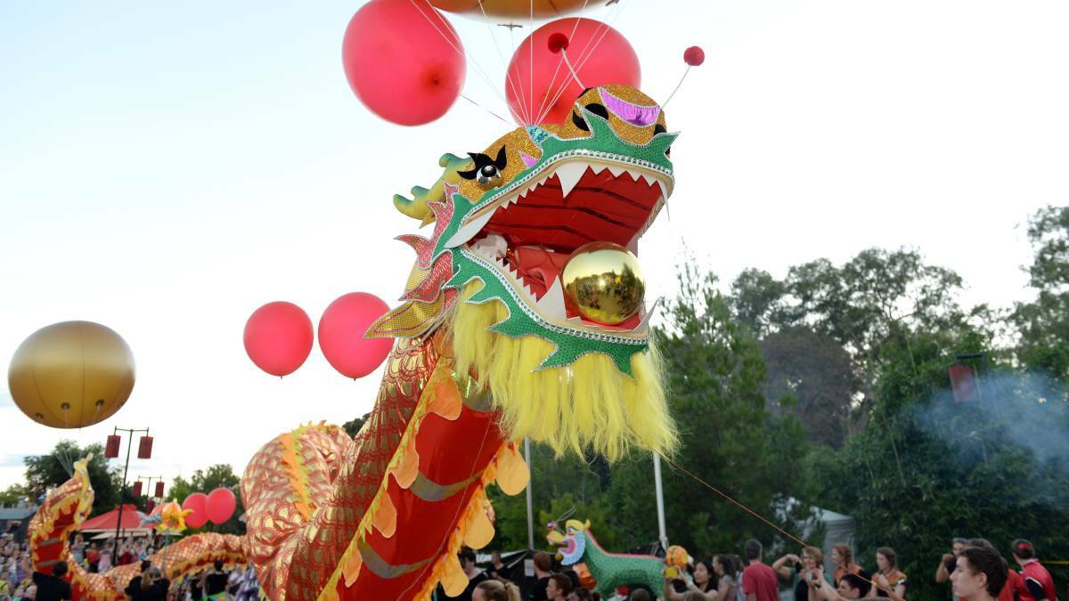 Chinese New Year in Bendigo. Picture: BENDIGO ADVERTISER.