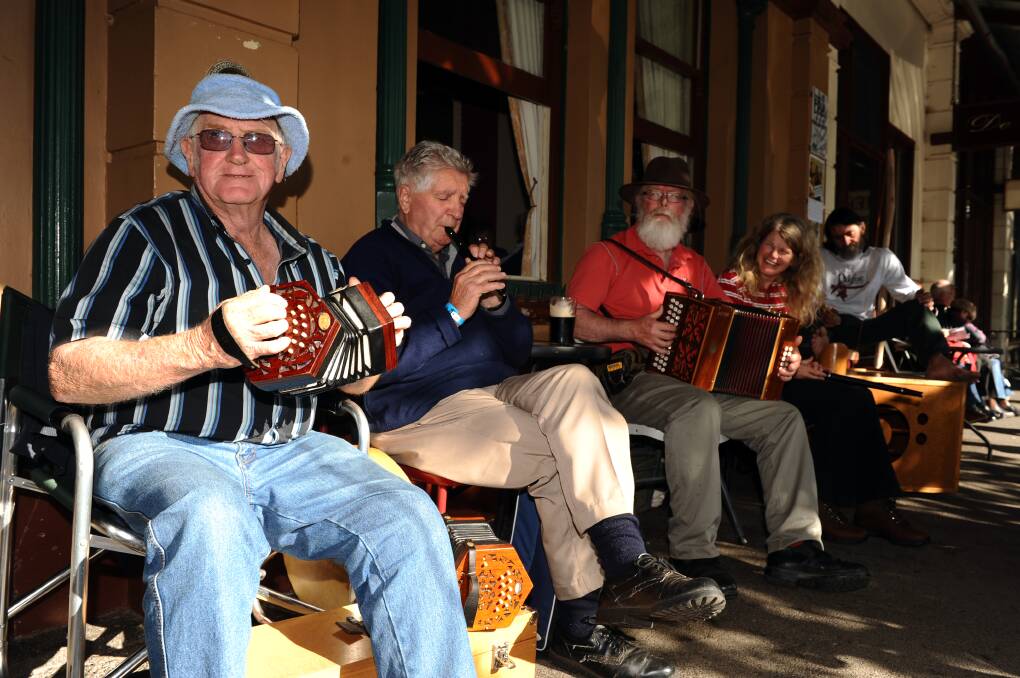 MUSICAL: Folk music is well known in central Victoria. Picture: JULIE HOUGH. 