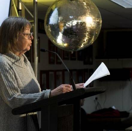 WRITERS FESTIVAL: Rosemary Sorensen at the Bendigo Writers Festival 2019 launch. Picture: DARREN HOWE