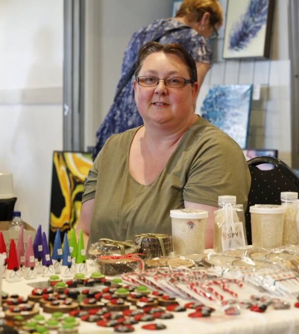 Julie Anderson hosts a stall at a local market. Picture: EMMA D'AGOSTINO