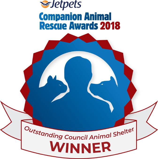 WINNERS: Campaspe Animal Shelter have been named winners of the Jetpets Companion Animal Rescue Awards 2018 for Outstanding Council Animal Shelter category.