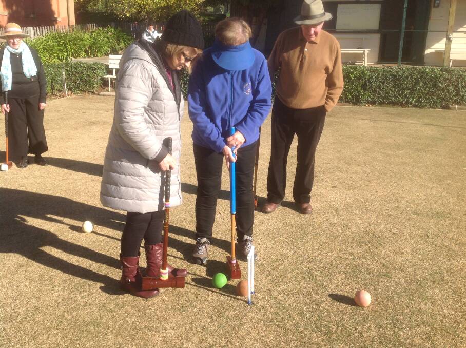 SOCIAL SPORT: The Golden Square Croquet Club is looking for new members. Picture SUPPLIED