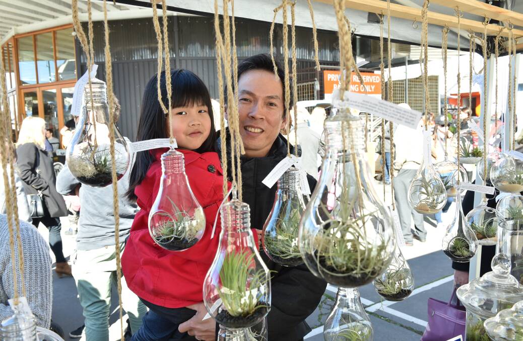 MARKET FUN: Chuan and Ada Chew at Trove Market Bendigo. Picture: PETER WEAVING. Click the picture for more about local markets.