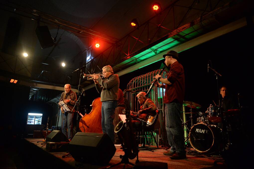 PERFORMANCE: Pages Flat Footwarmers perform at the Old Gaol, Castlemaine Jazz Festival 2015. Picture: JIM ALDERSEY. Click the picture for more about Castlemaine's Jazz Festival.