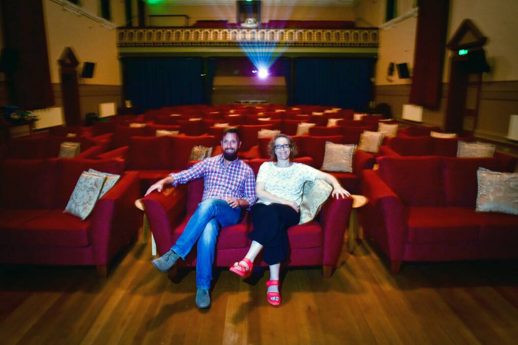 Martin Myles and Hannah Morton at the Star Cinema in 2020. Picture by Brendan McCarthy