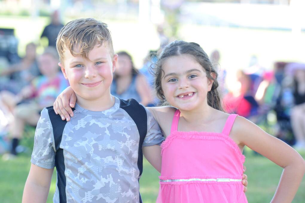 Music at the park in Canterbury Park Eaglehawk with Harley and Amal. Picture: NONI HYETT
