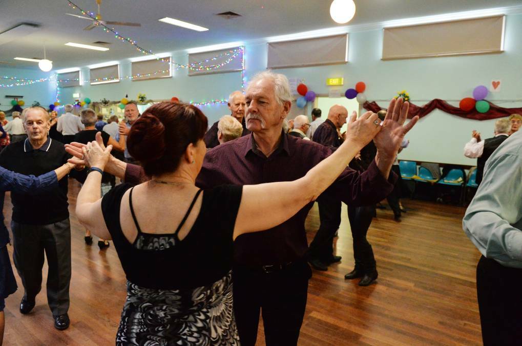 DANCES: Sunday afternoon dance at the Spring Gully Hall in 2016. Picture: DARREN HOWE.