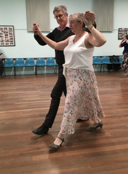 DANCING FUN: Dancers enjoy an evening at the Spring Gully Hall. Picture: SUPPLIED 