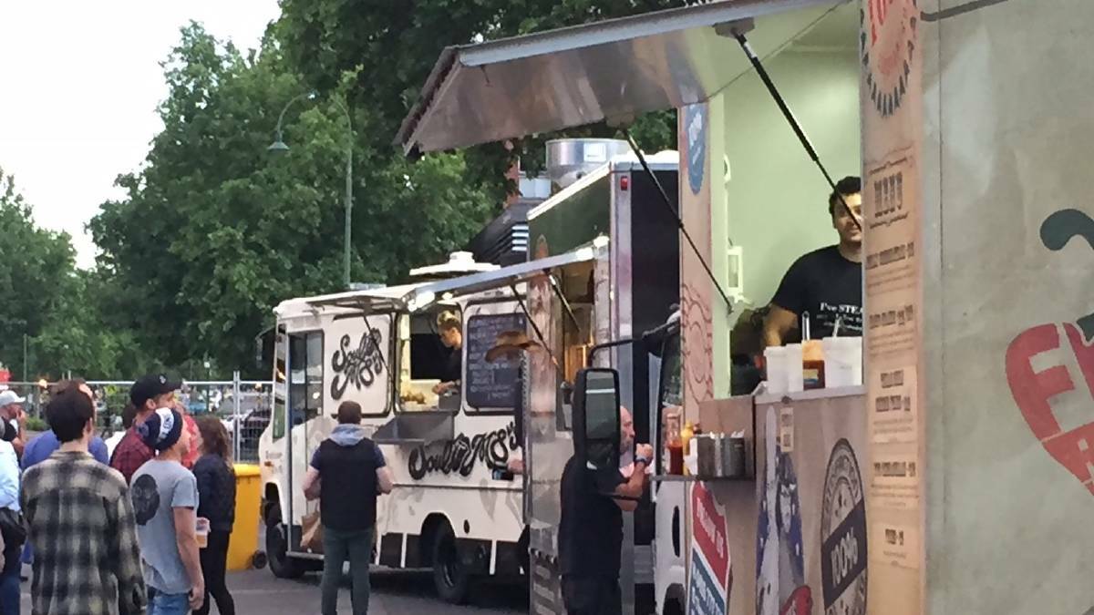 VARIOUS FOODS: Food truck festival rolls into town in 2017. Picture: BENDIGO ADVERTISER