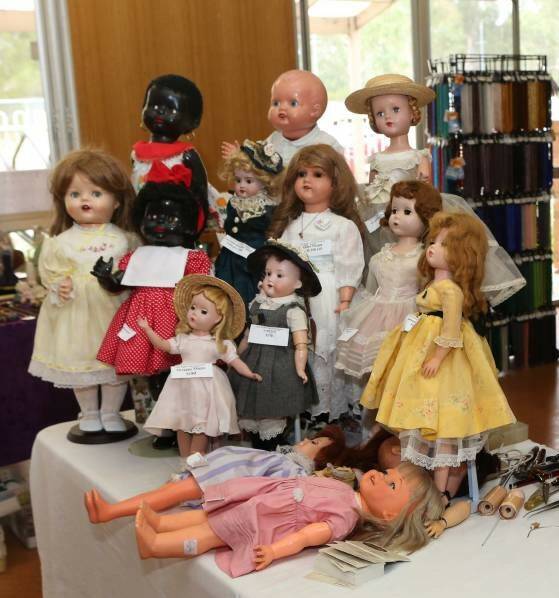 Porcelain dolls featured at the Doll and Teddy Show 2019. Picture: BENDIGO ADVERTISERE