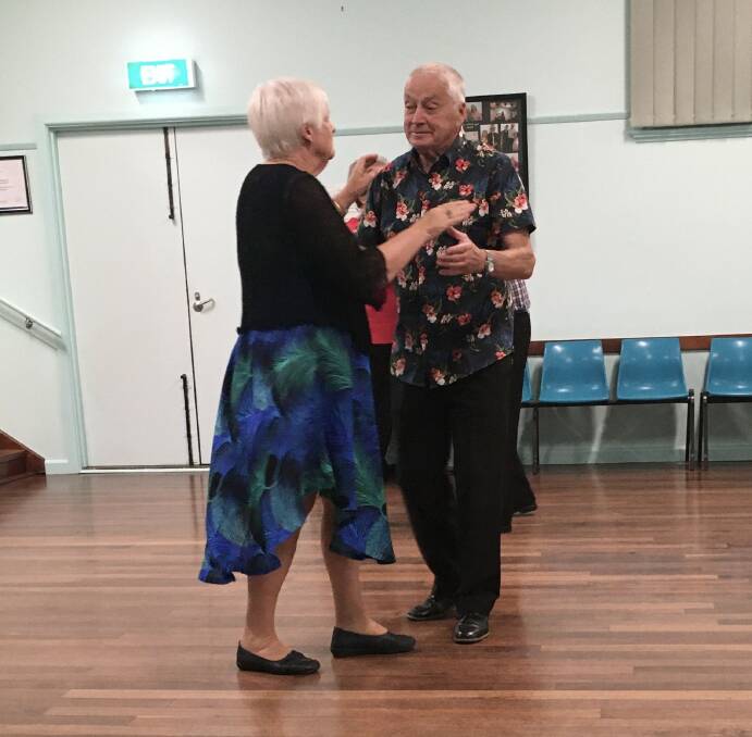 Dancers enjoy an event at the Spring Gully Hall. Picture supplied