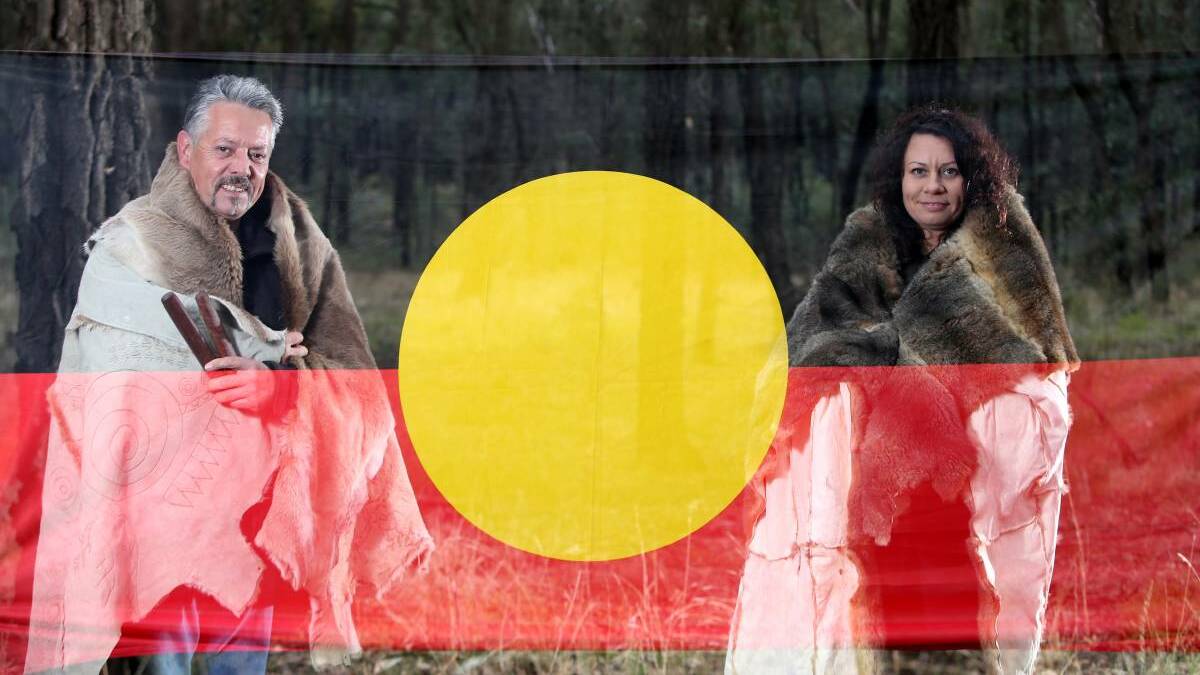A TIME FOR THOUGHT: Rodney Carter and Pauline Ugle of the Dja Dja Wurrung Clans Aboriginal Corporation prepare for National Reconciliation Week 2017. Picture: GLENN DANIELS 