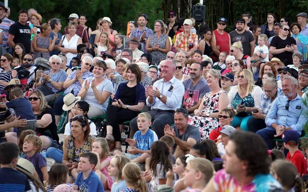 Large crowds gathered to watch the performances at the Chinese New Year celebrations. Picture: BENDIGO ADVERTISER