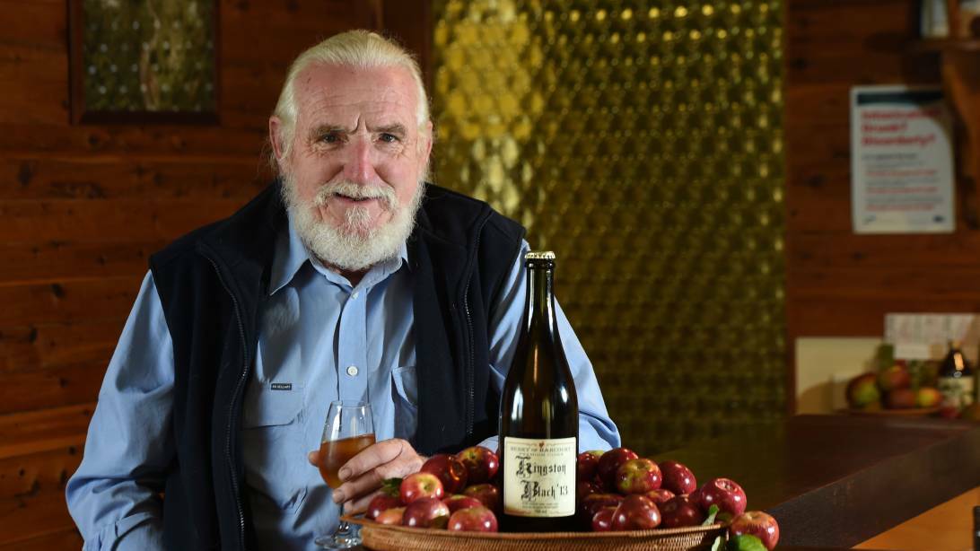 PIONEER: Harcourt cider maker Drew Henry. He and his family's hard work at Henry of Harcourt has led to multiple award winning ciders. Picture: BENDIGO ADVERTISER