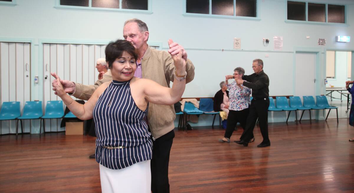 TOE-TAPPING DANCE: Attendees enjoy the music and memories at Spring Gully Hall. Picture: GLENN DANIELS