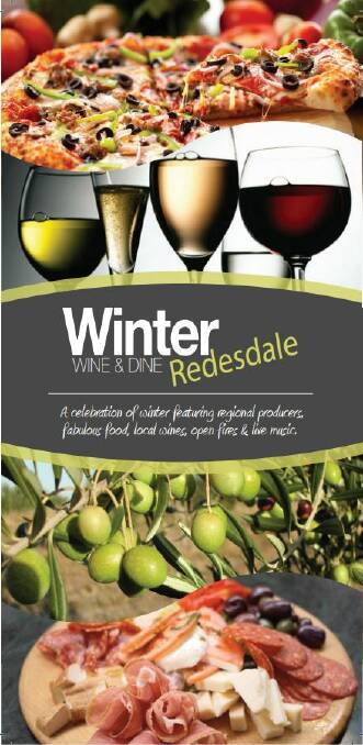 WINE AND DINE: Flyer for the Redesdale Wine and Dine. Picture: SUPPLIED. Click the picture for more about Wine and Dine Redesdale.