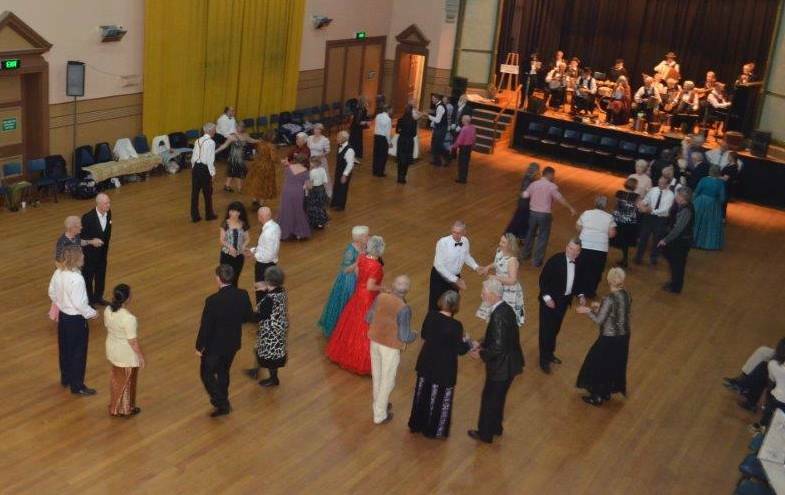 DANCING UP A STORM: At the Dinki Di Old Time Ball. Picture: Supplied.