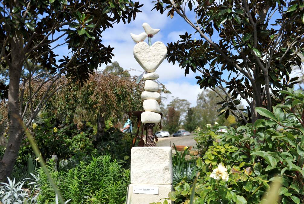 SCULPTURE EXHIBITION: A sculpture featured at Mica Grange in 2016. Picture: NONI HYETT