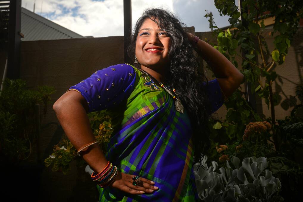 MULTICULTURAL ARTISTS: Shreya Tumu will be among the performers at Kultur-All Makaan, a portable gathering space at the Castlemaine State Festival. Picture: DARREN HOWE