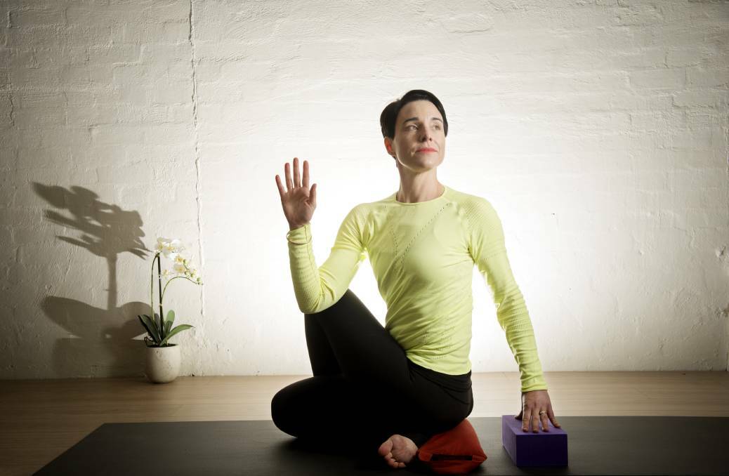 Vitality Yoga Bendigo director Melanie Chapman. Picture: DARREN HOWE