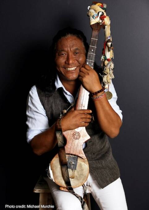BE THE MOUNTAIN: Australian-Tibetan singer-songwriter Tenzin Choegyal will perform in Dunolly today. Picture: SUPPLIED / MICHAEL MURCHIE 