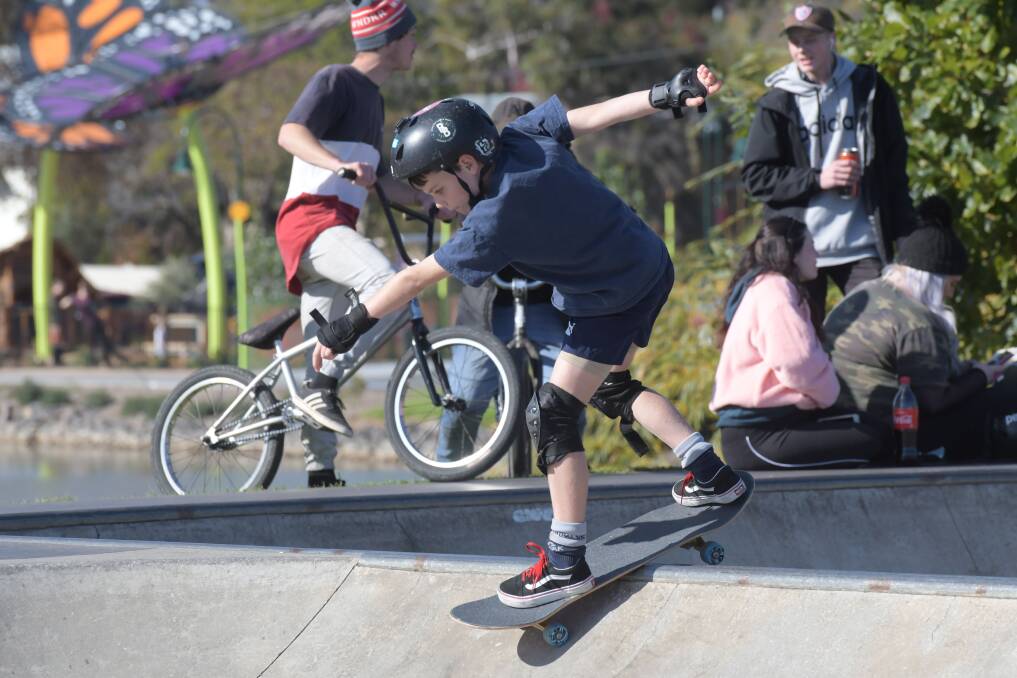 SKILL: Eaglehawk hosted the Burra Skate Competition in 2019. Picture: NONI HYETT