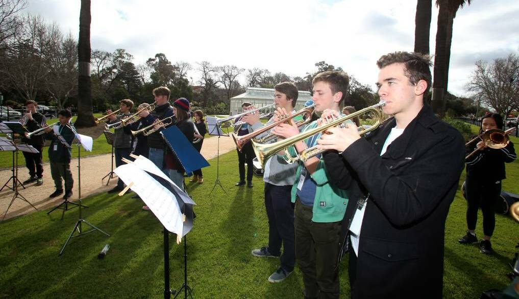 MUSICAL: Orchestra Victoria's On the mOVe! program in Bendigo. Pictures: GLENN DANIELS. Click image for full story.