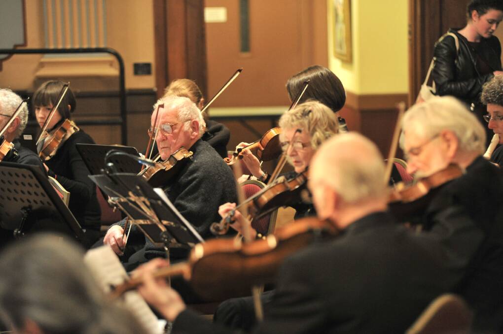 MUSICAL: Members of the Bendigo Symphony Orchestra perform Brandenburg In Bendigo at the Capital Theatre (September 14, 2012). Picture: JODIE DONNELLAN