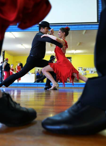 Chance to dance the Latin way. Picture: BRENDAN McCARTHY