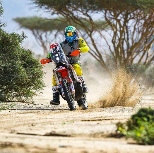 Bendigo motorcyclist Michael Burgess is making his Dakar rally debut.