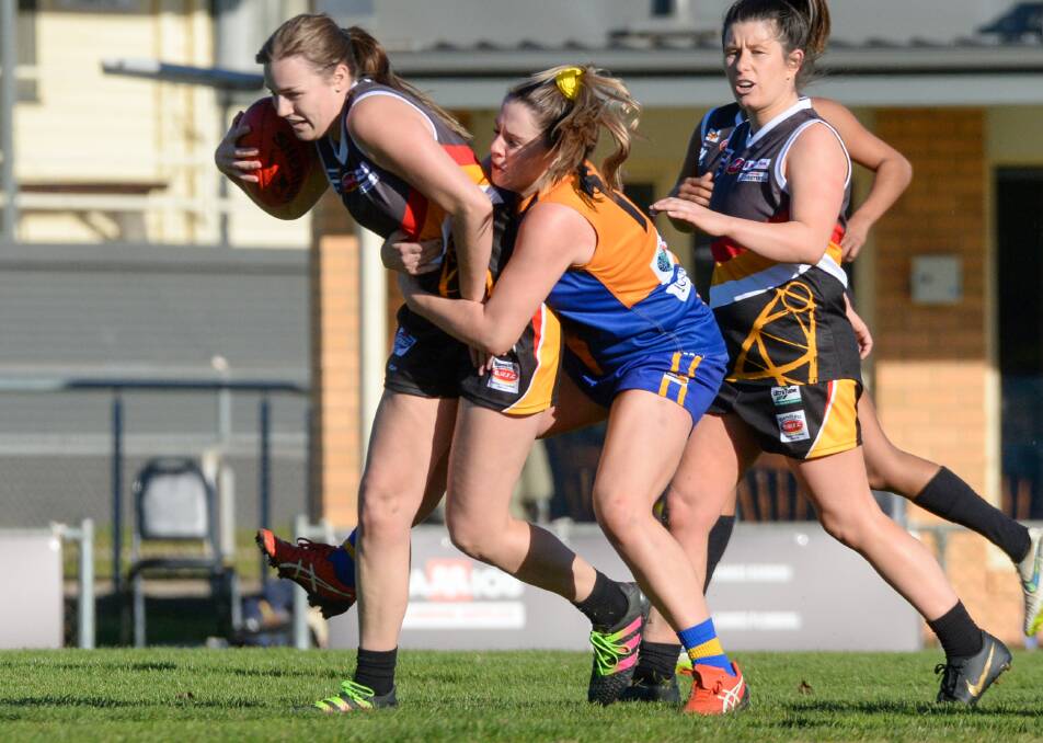 CONTENDERS: Both Golden Square and Bendigo Thunder head into the season determined to take out the 2022 CVFL Women's premiership. Picture: DARREN HOWE