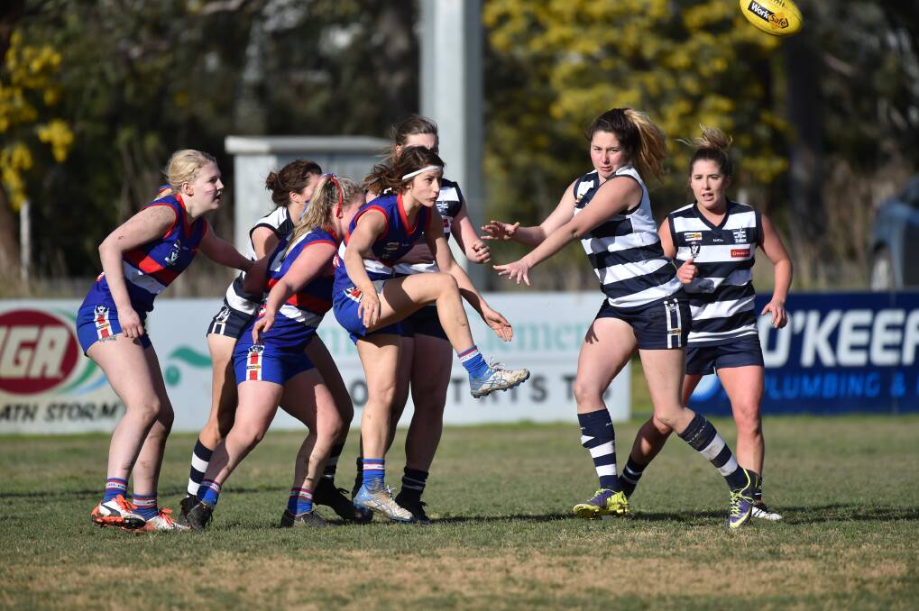 LOCAL FOOTY: Strathfieldsaye and North Bendigo will return to the Central Victorian Football League Women's competition for the 2019 season. Picture: GLENN DANIELS