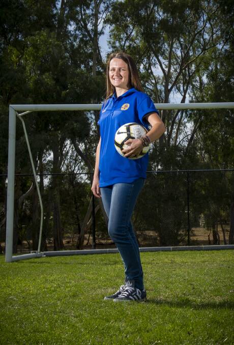 COACH OF THE YEAR: Bendigo Amateur Soccer League's Louise McColl's life-long passion and contributions to soccer has been recognised by the Football Federation Australia. Picture: DARREN HOWE
