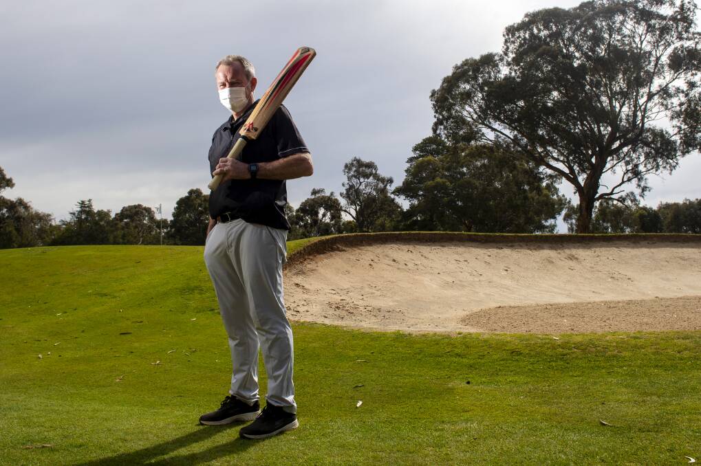 IN HIS BLOOD: All the way back to playing backyard cricket with his brothers, to a tour of South Africa with the Australian squad in the 1980s to the present day as a single-digit handicapper at Bendigo Golf Club, Mick Taylor always strives to be his very best. Picture: DARREN HOWE