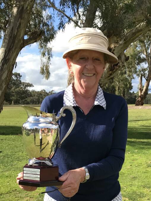 CHAMPION: Jenny Bazley is the winner of Bendigo GC's 2020 Grandmothers Trophy.