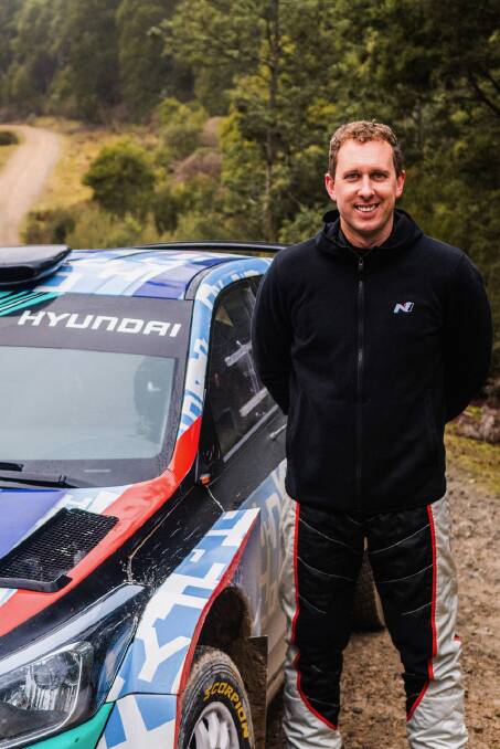 RACE READY: Brendan Reeves and co-driver Kate Catford are racing for Hyundai in this weekend's opening round of the 2022 Australian Rally Championship.