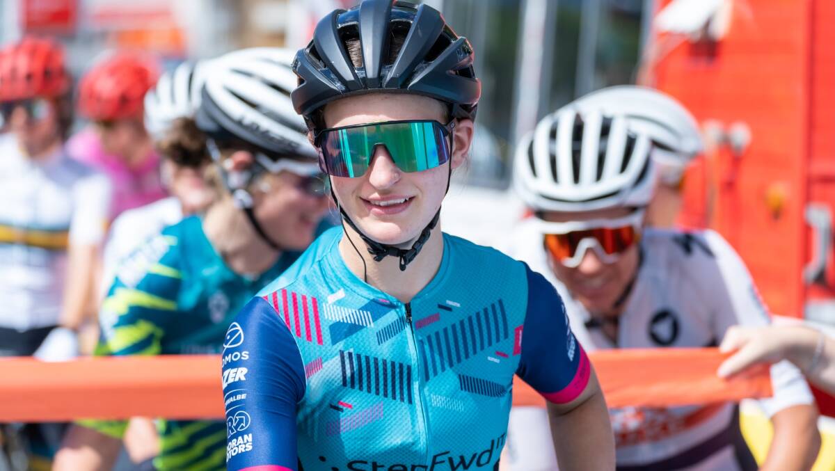BEST BIRTHDAY: Bendigo cyclist Belinda Bailey celebrated her 17th birthday on Tuesday while competing in South Australia at the Santos Festival of Cycling. Picture; SUPPLIED (ALESSIA LUNETTA) 