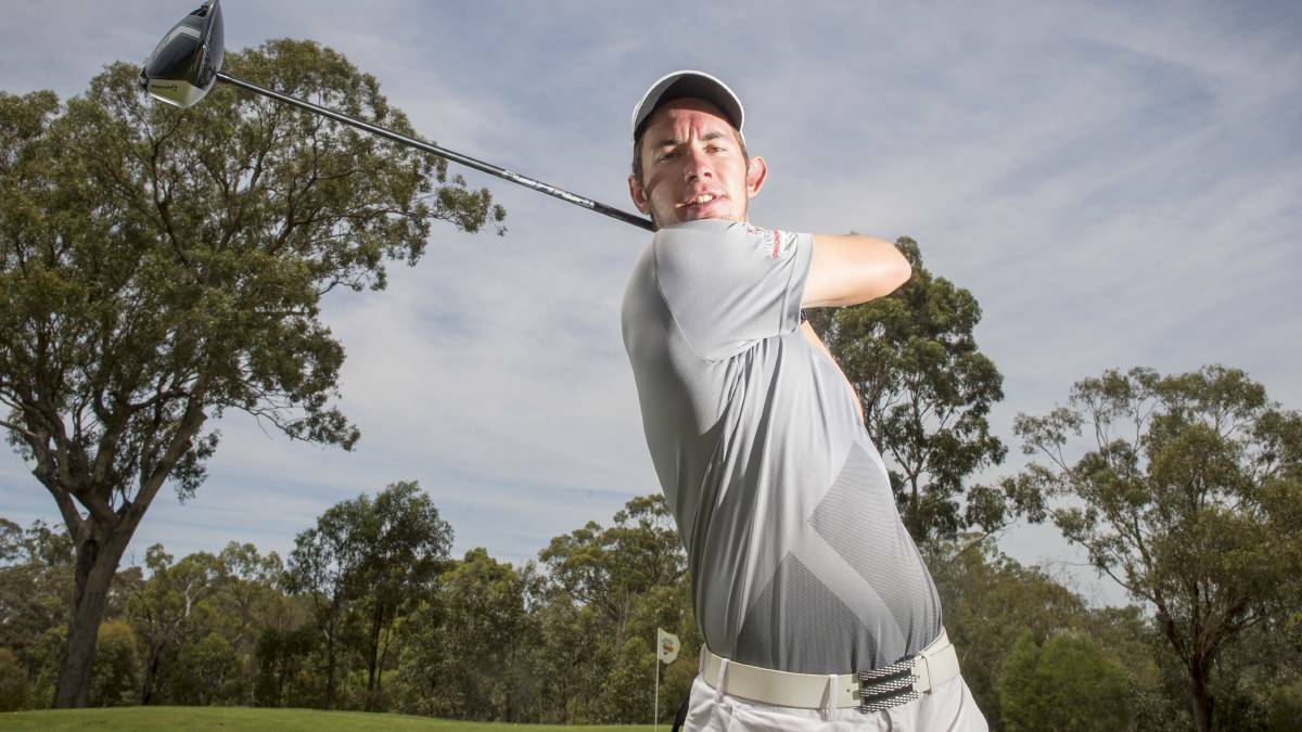 IN THE MIX: Lucas Herbert will tee off in round two alongside countrymen Lukas Michel (a) and Matt Jones at 2:32AM AEST on Saturday morning.