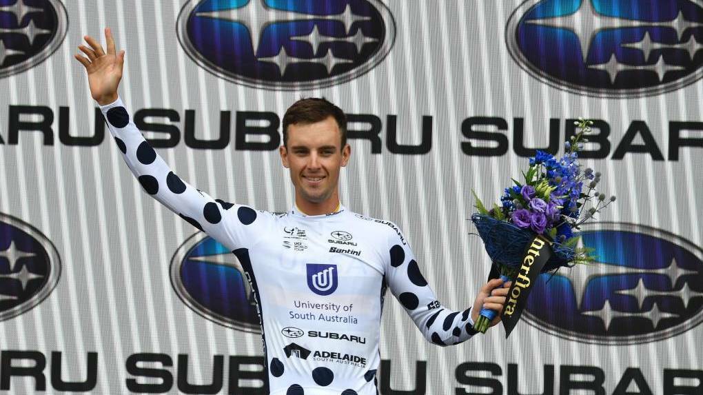 Jason Lea was crowned as 'King of the Mountain' at the Tour Down Under in January. Picture: DAVID MARIUZ/AAP IMAGE
