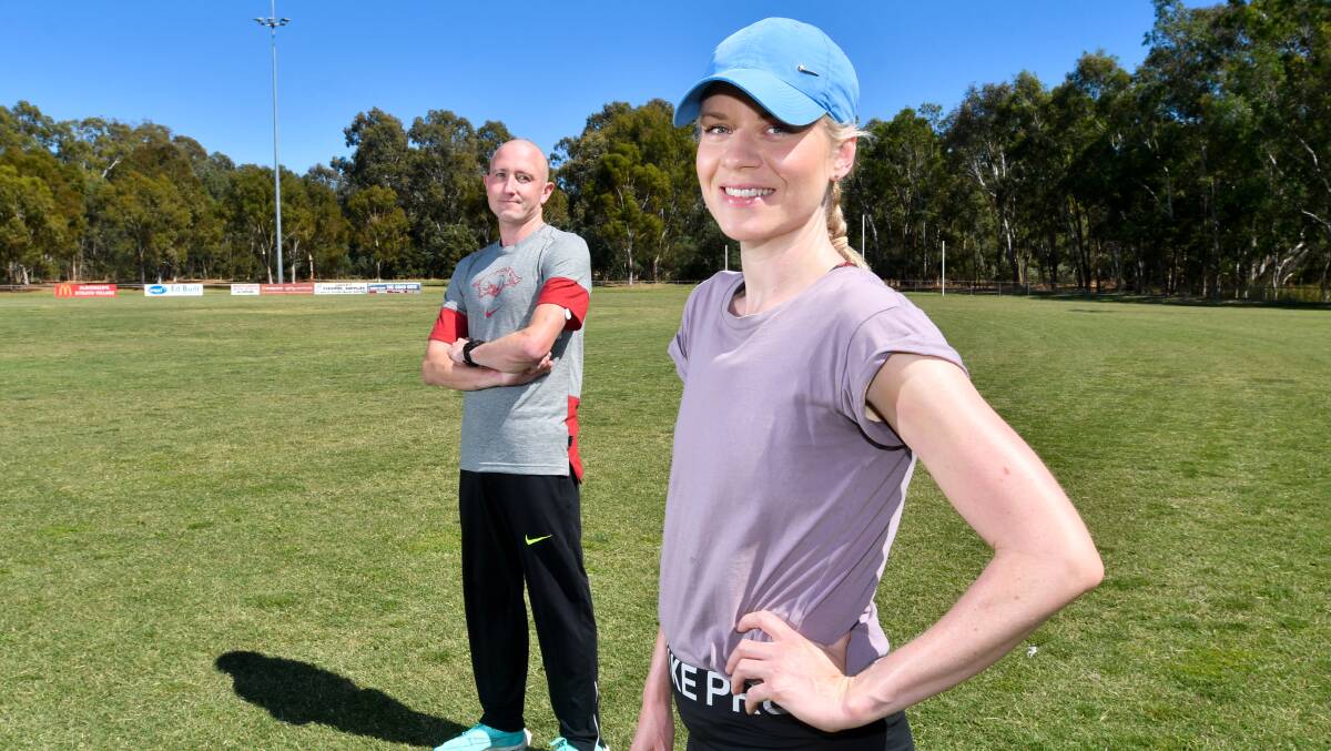 HARD WORKERS: Shawn Forrest and Nikki Lesberg have both been hard at work during winter ahead of the summer running season. Picture: NONI HYETT