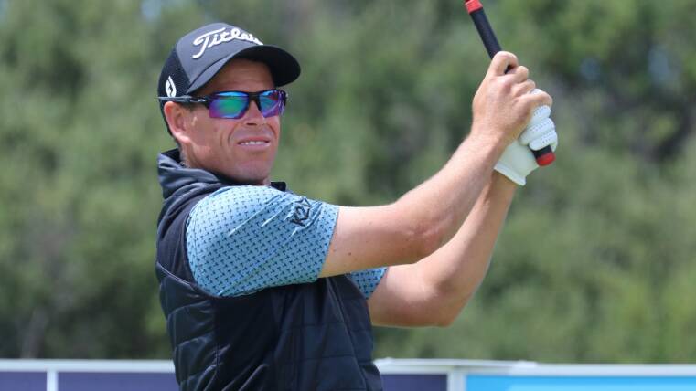 IN THE MIX: Andrew Martin fired a four-under round on Thursday morning during the opening round of the Gippsland Super 6. Picture: PGA AUSTRALIA