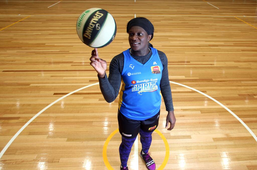 EYE ON THE BALL: Barbara Turner has been integral on the court during to the Spirit's latest victories over Adelaide Lightning and Melbourne Boomers. Picture: GLENN DANIELS