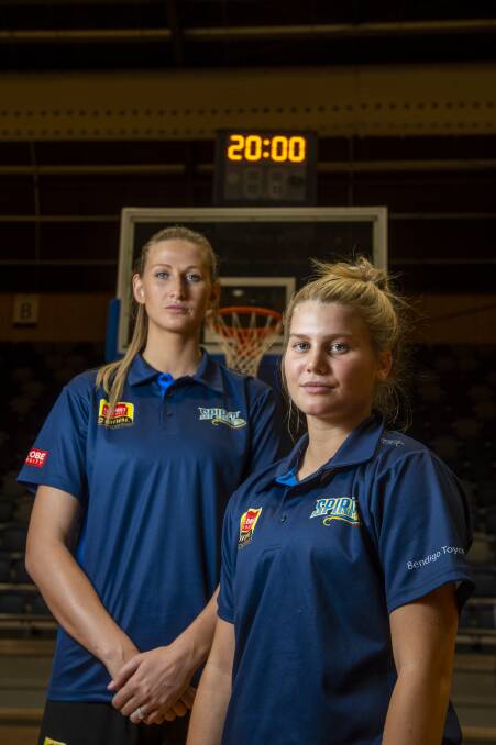 Carley Ernst (left) and Shyla Heal (right) Picture: DARREN HOWE