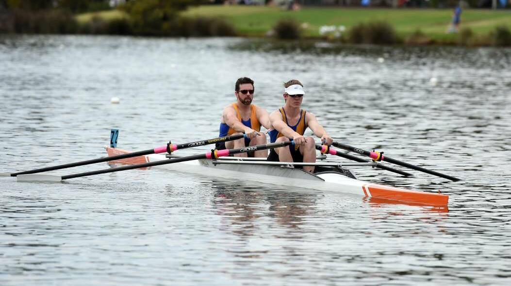 READY TO SPRINT: Members of the Bendigo Rowing Club will go head-to-head against crews from across the state. Picture: BILL CONROY