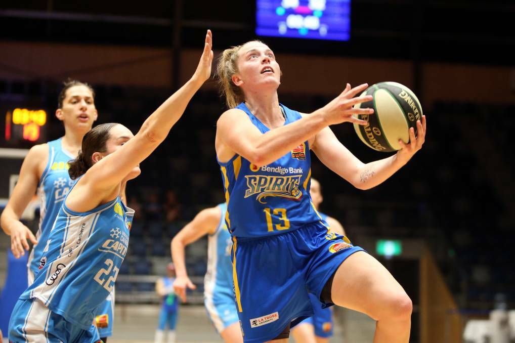 REGIONAL STAR: Former Spirit star Abbey Wehrung, who now plays for Adelaide Lightning, will be in action in front of her home Ballarat fans for the round eight match against Melbourne Boomers.